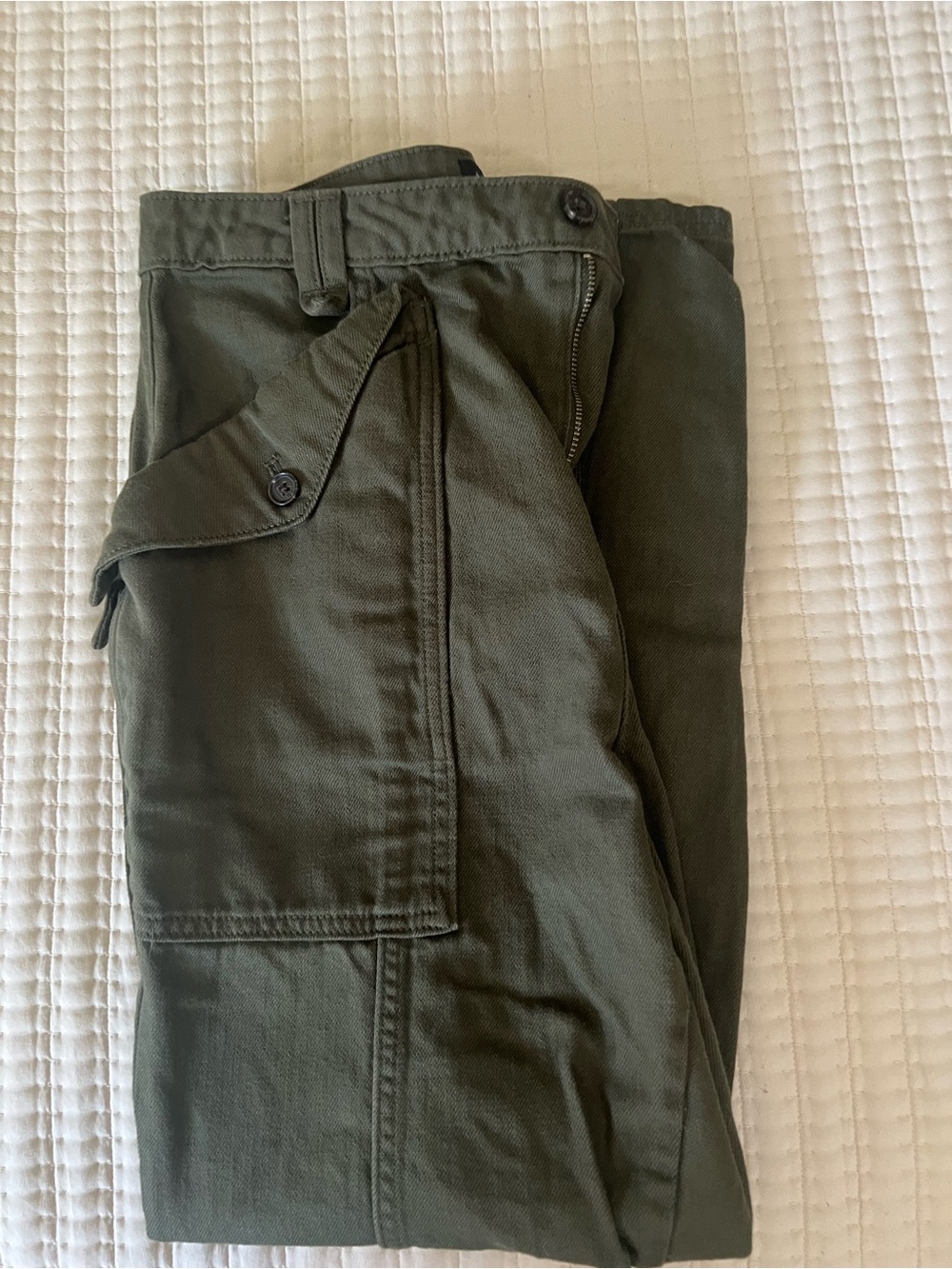 Banana Republic ankle pants army green 4 - Picture 6 of 6